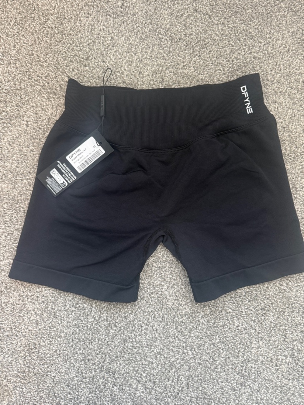 DFYNE Impact Shorts 4.5" in Midnight Black